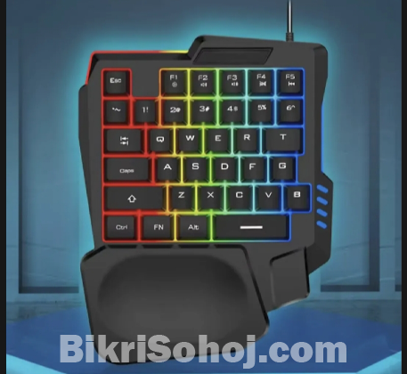 Gaming keyboard ( RGB lights) , Gaming mouse ( RGB lights)